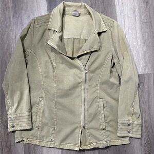 Chicos Olive Green Women's Jacket